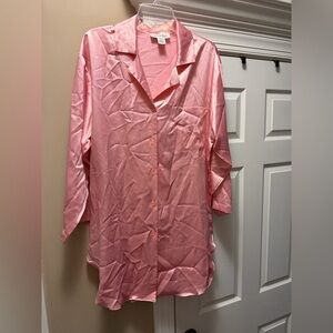 Vintage Christian Dior Night Shirt M Pink perfect condition smoke pet free home